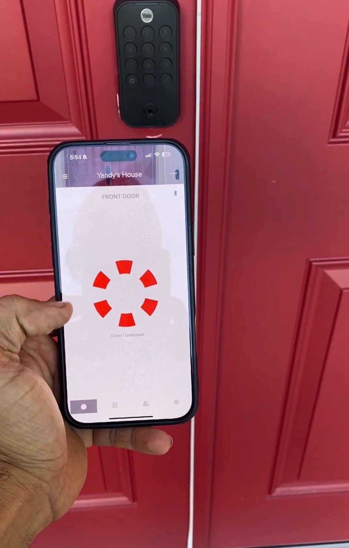 Smart lock installation