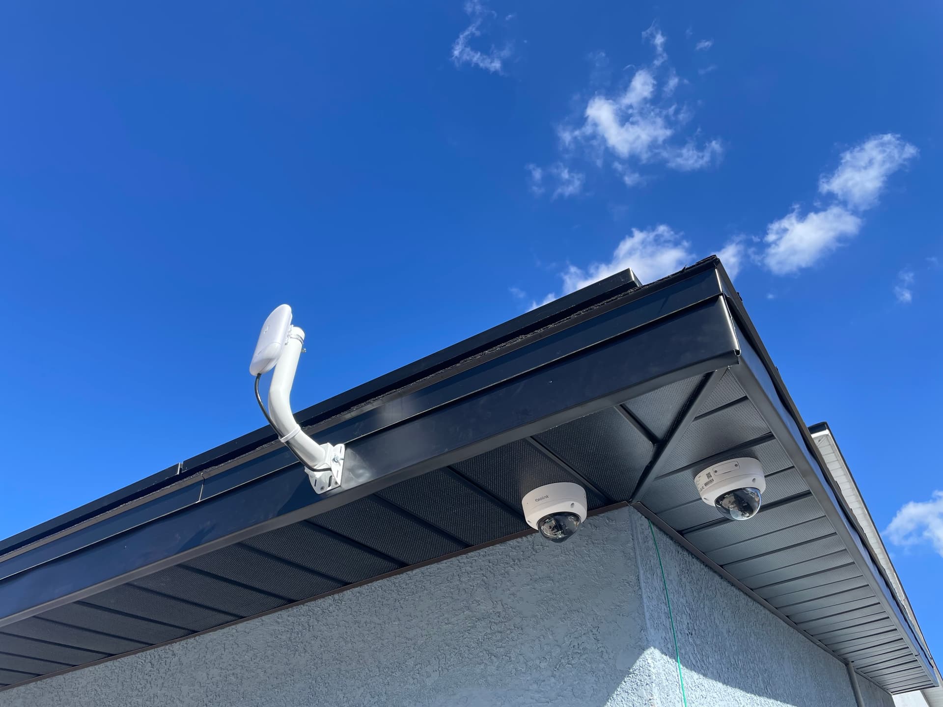Night vision camera installation