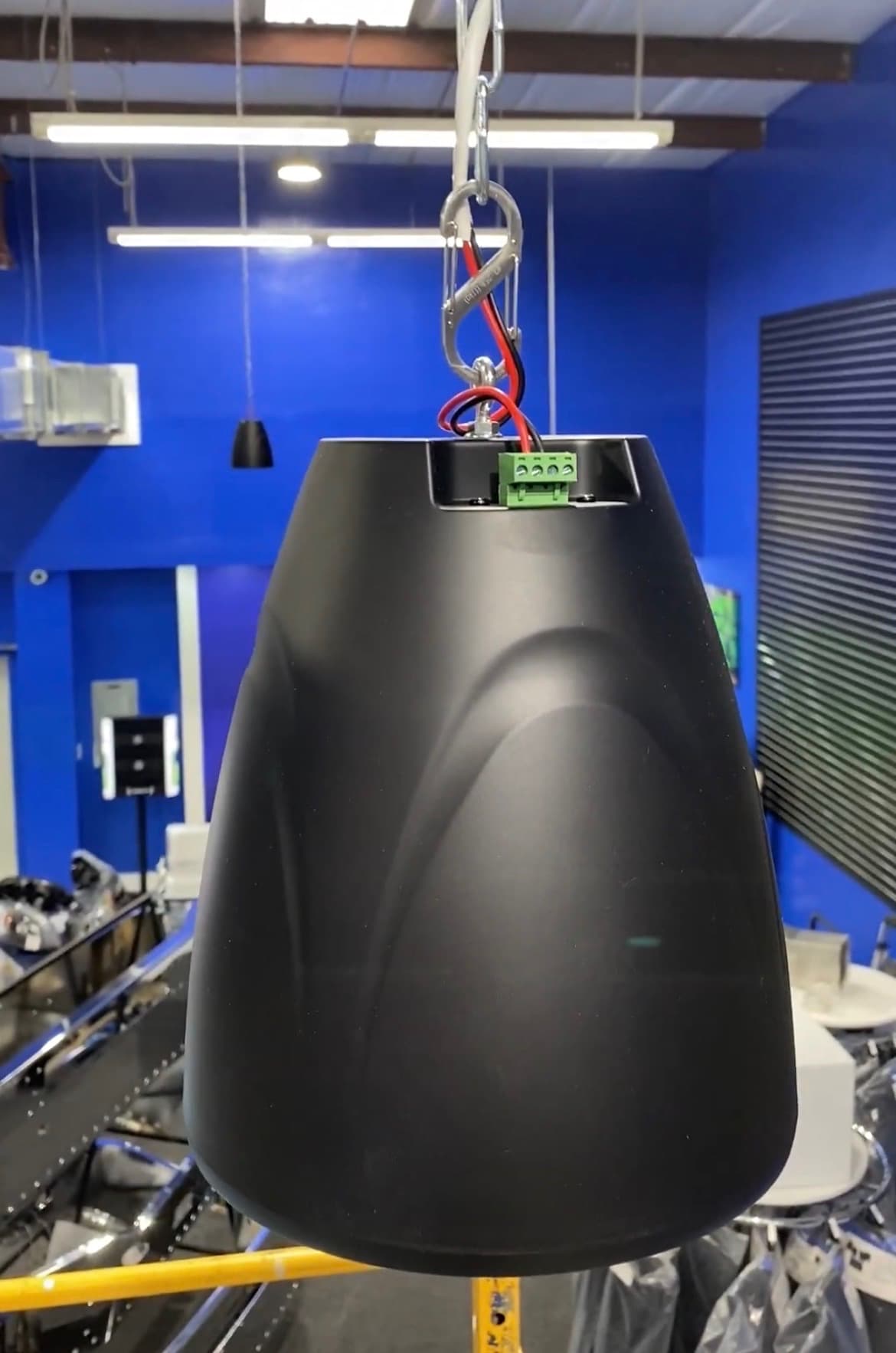 Commercial speaker installation