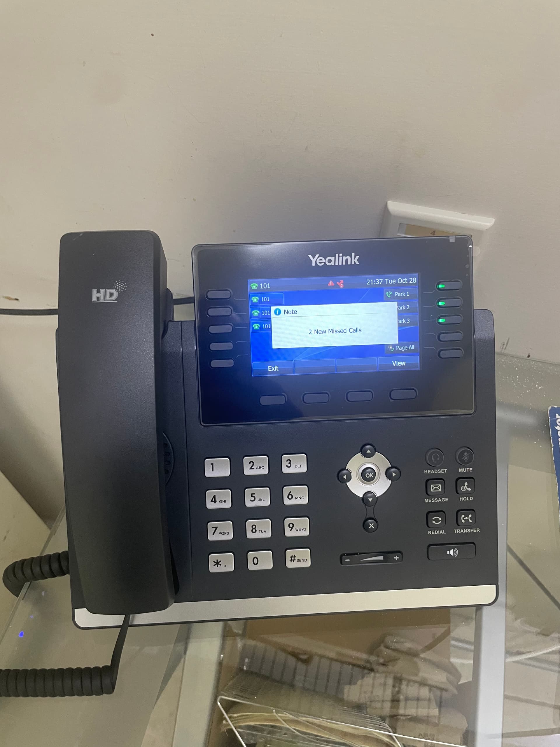 VoIP phone installation